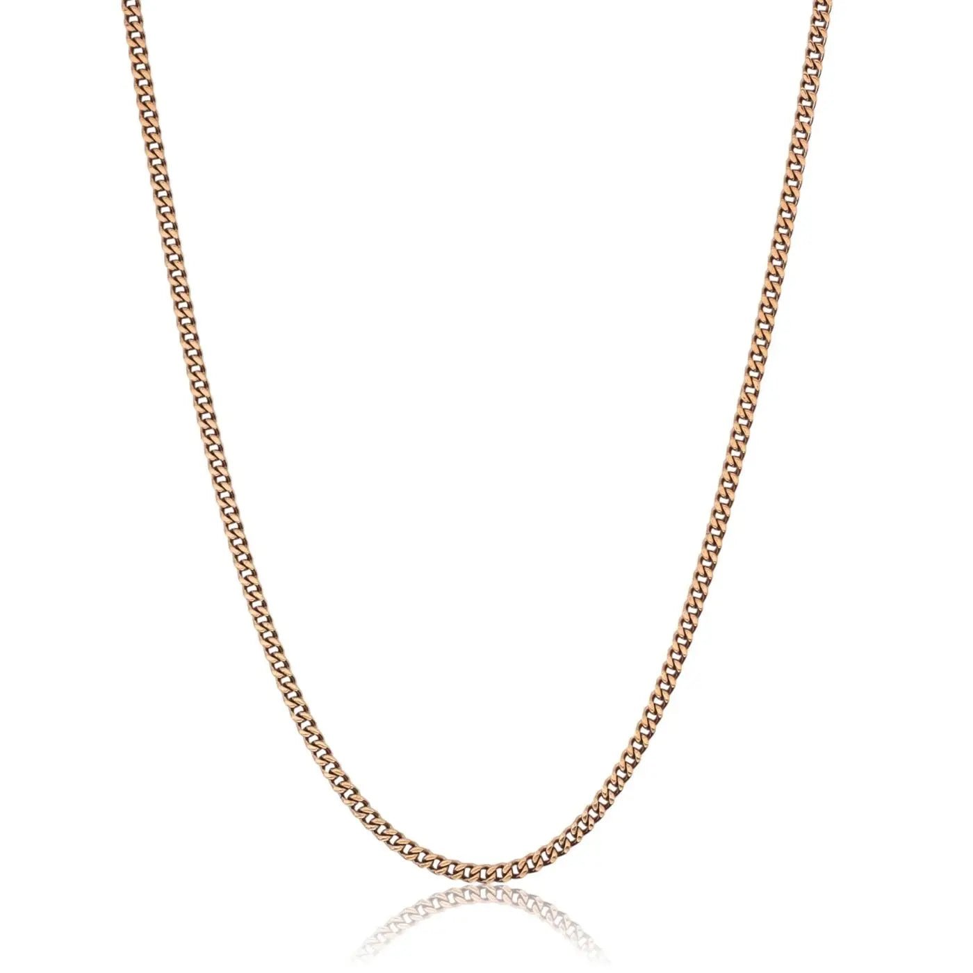 3mm Micro Cuban Chain - Rose Gold - Tyresse