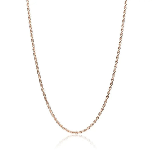 3mm Rope Chain - Rose Gold - Tyresse