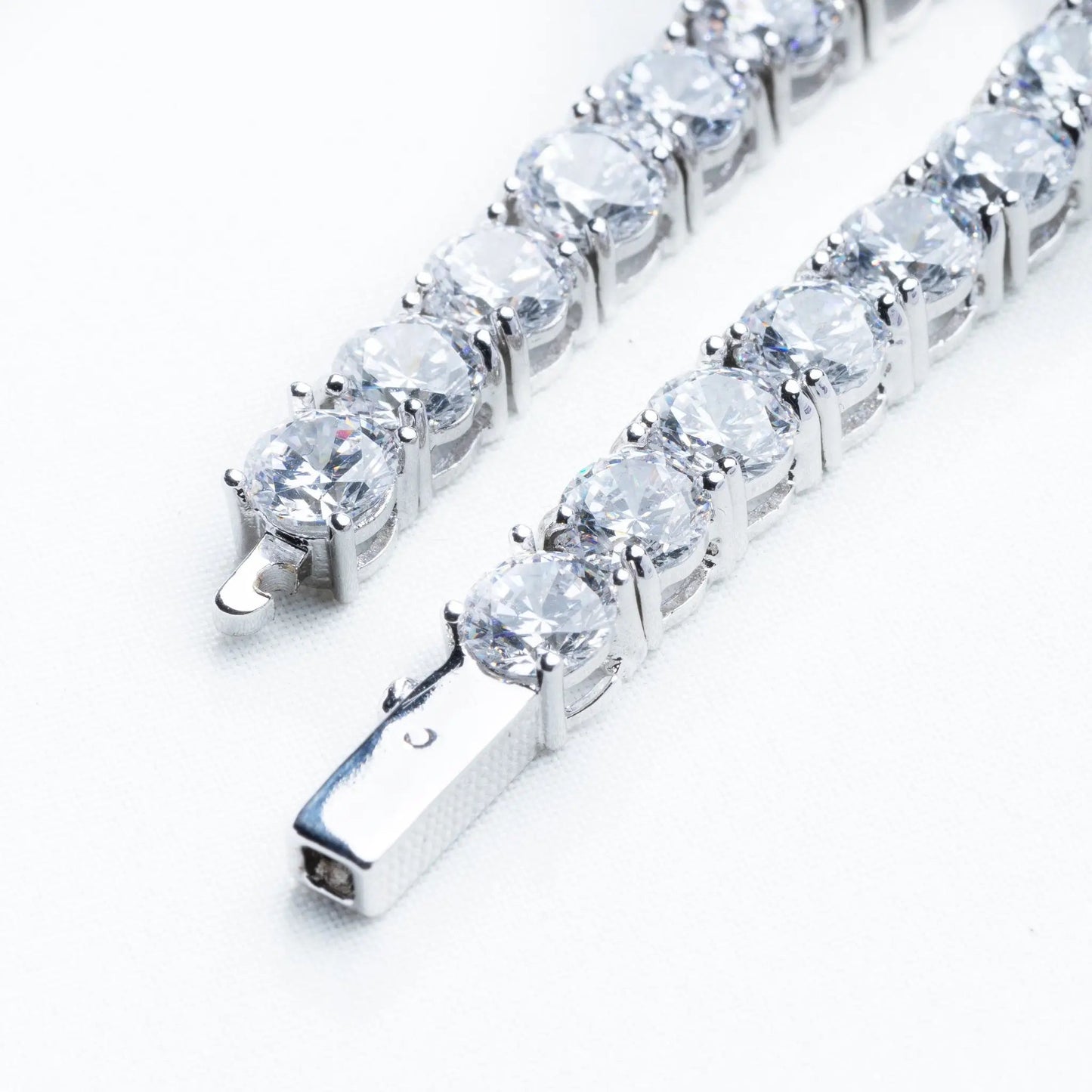 Tyresse  4mm Tennis Bracelet - Silver