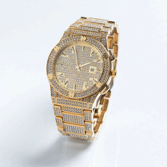  Tyresse Bigface Fashion Watch - Gold