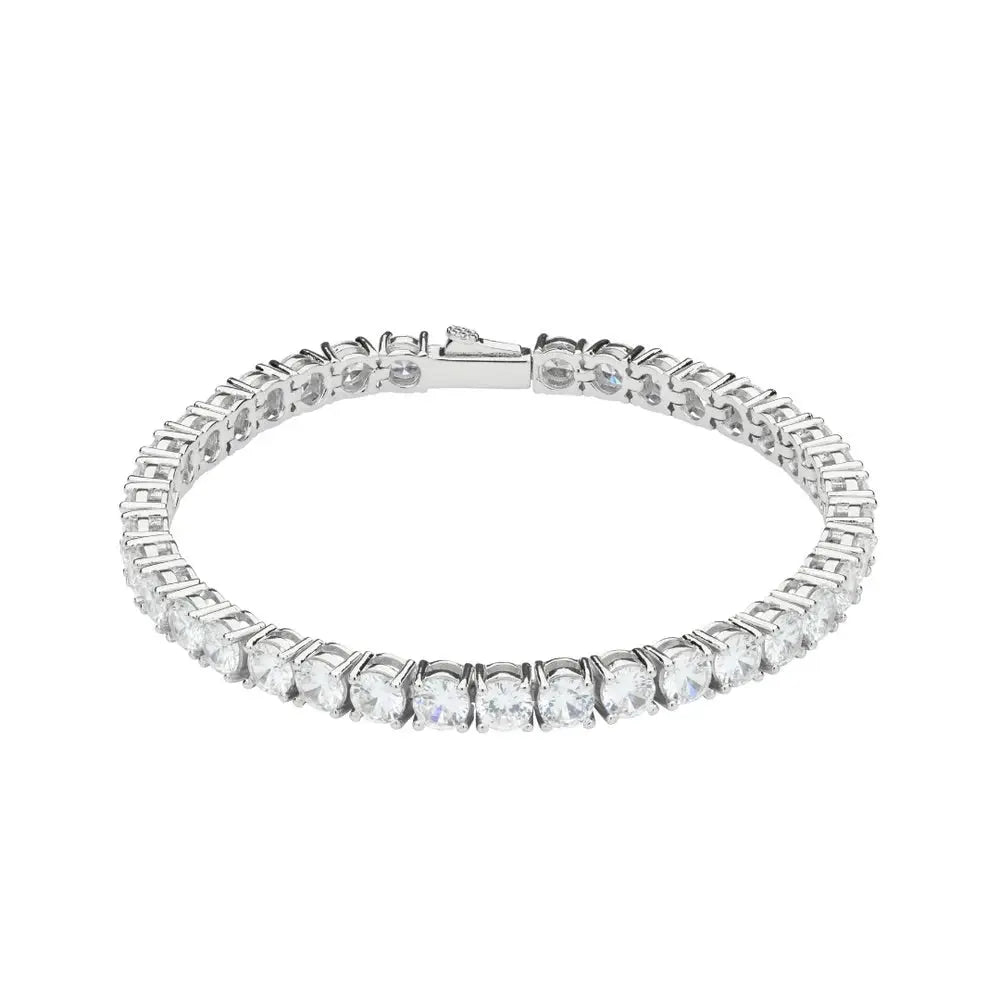 Tyresse  4mm Tennis Bracelet - Silver