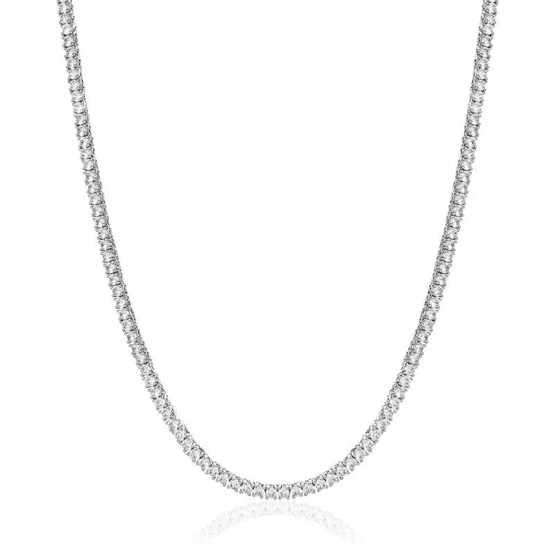  Tyresse 5mm Tennis Chain - White Gold