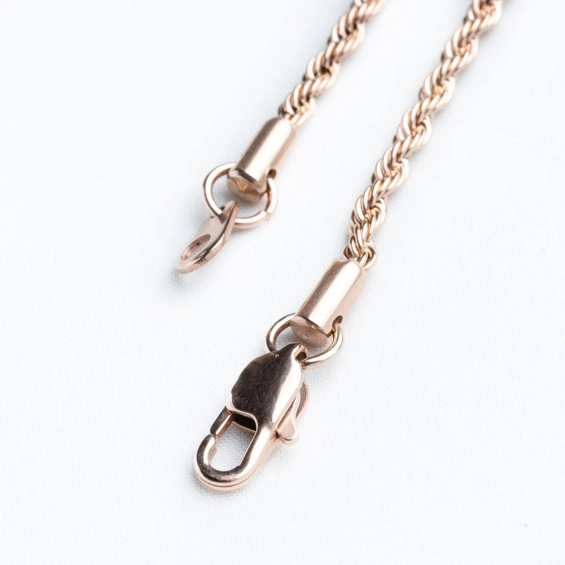 3mm Rope Necklace - Rose Gold - Tyresse