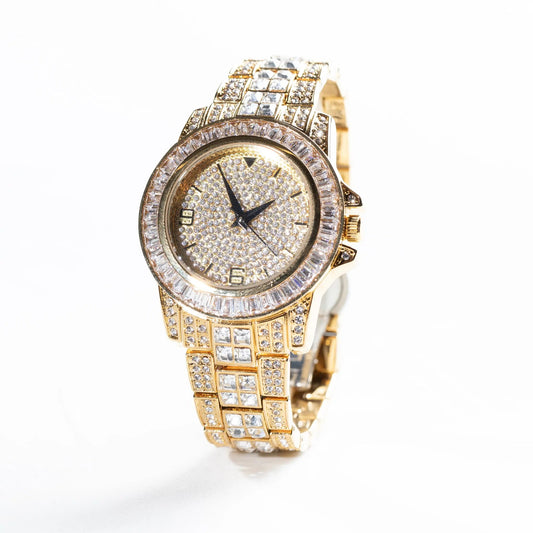 Gold Baguette Diamond Watch Drip Store WorldWide