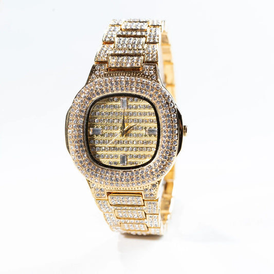  Tyresse Iced Fashion Watch - Gold